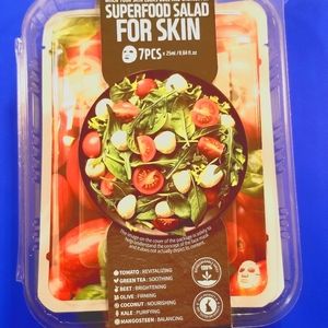 Superfood salad for skin 7 piece facial sheet masks